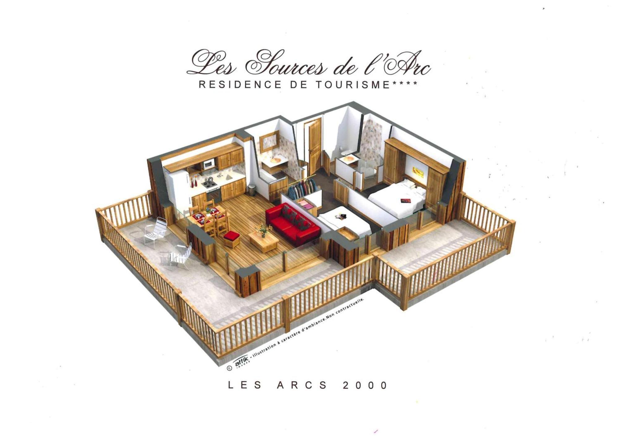 Des Neiges -la Source Des Arcs *